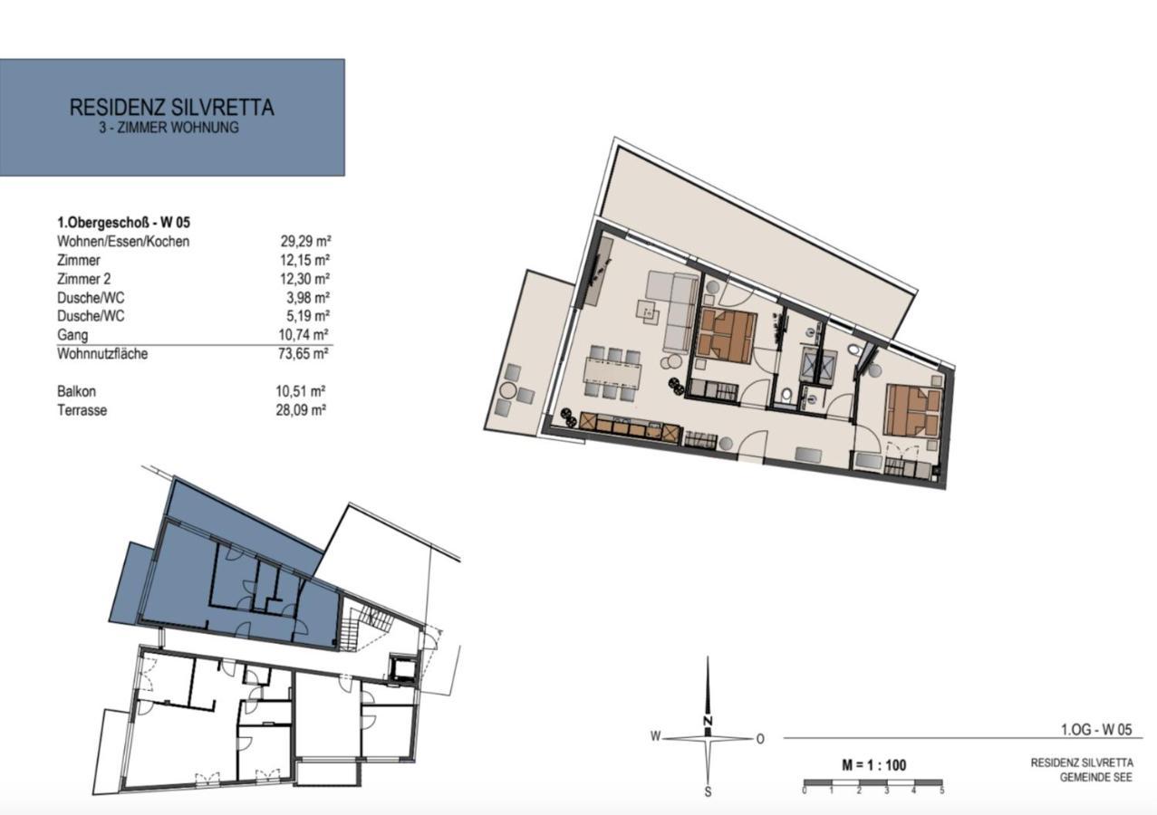 Das Luxurioese Chalet-Apartment In Der Residenz Silvretta - Inklusive Silvretta Card Premium Зее Экстерьер фото